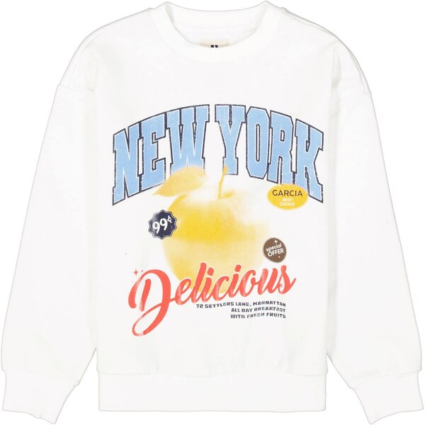 GARCIA Mikina svetlomodrá / žltá / červená / biela 65133999