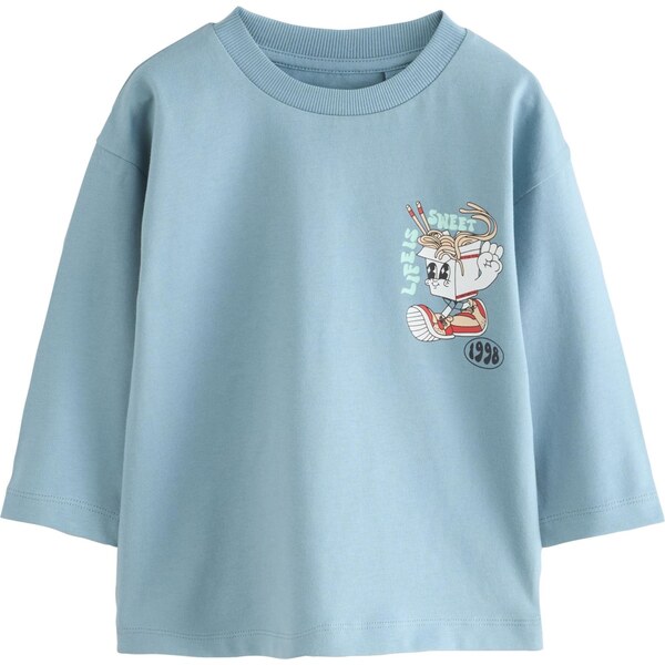 Next Tričko svetlomodrá / červená / čierna / biela 65887833