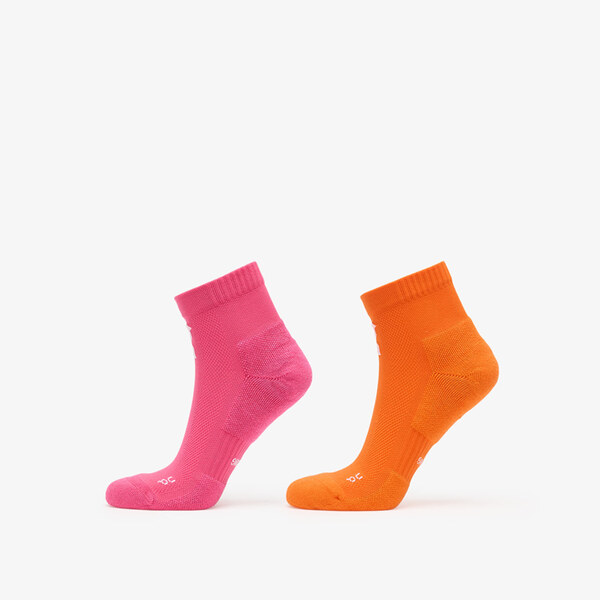 On Core Run Sock Mid 2-Pack Flame/ Pink L 65135056