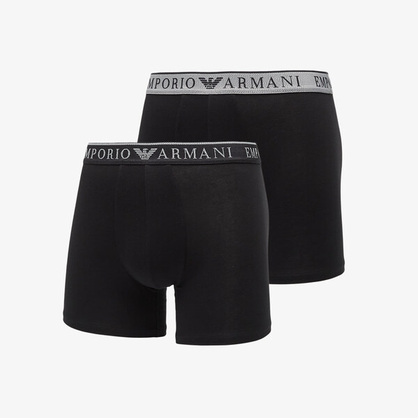 Boxerky EA7 Emporio Armani Bottom Trunk 2-Pack Black/ Black S 65135014