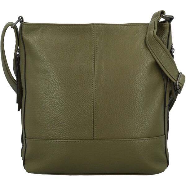 Dámska crossbody kabelka tmavo zelená - Firenze Rosalie zelená 65136112