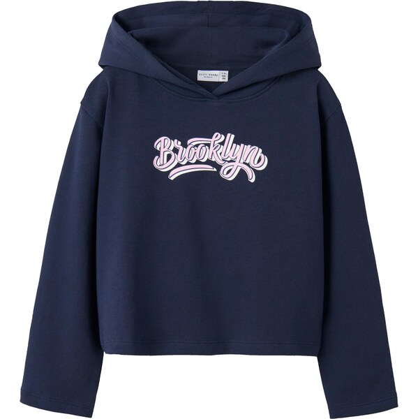 NAME IT Mikina NKFVIALA námornícka modrá / ružová / biela 65323595