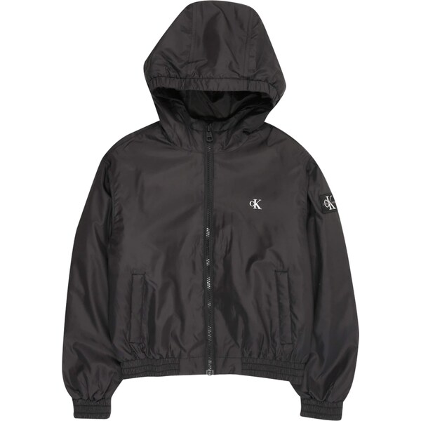 Calvin Klein Jeans Prechodná bunda čierna / biela 65678996