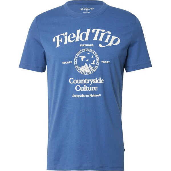 s.Oliver Tričko modrá / biela 65135972