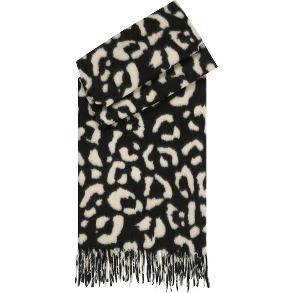 Zwillingsherz Šál svetlohnedá / čierna 66105316