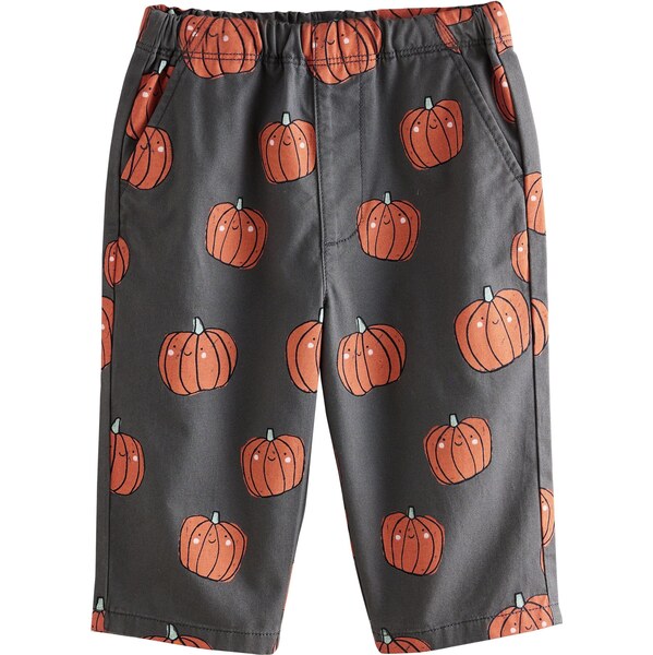 Next Nohavice antracitová / oranžová 65887881