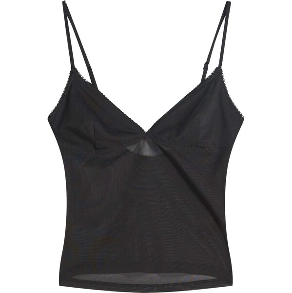 Bershka Top čierna 65887174