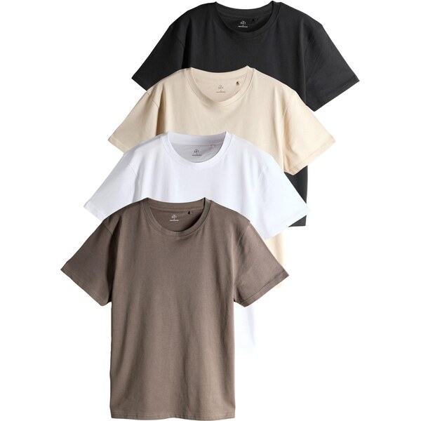 The Set Tričko nebielená / farby bahna / čierna / biela 65660330