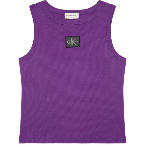 Calvin Klein Jeans Top sivá / fialová / čierna 65661854
