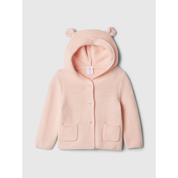 GAP Detský kardigan s kapucňou a uškami 66312783