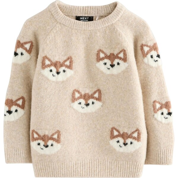 Next Sveter béžová / hnedá / čierna / biela 65884876