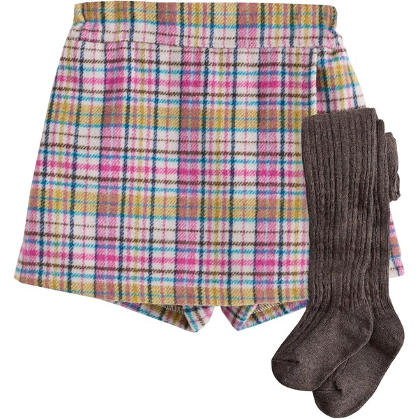 Next Sukňa nebielená / hnedá / horčicová / ružová 65795272