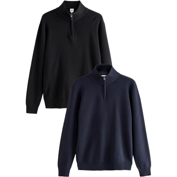 Next Sveter námornícka modrá / čierna 65660618