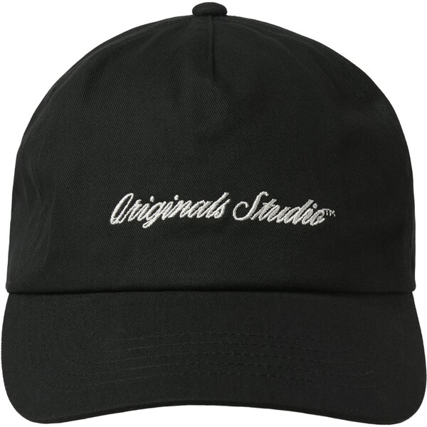 JACK & JONES Čiapka JACFRAME čierna / biela 65678590