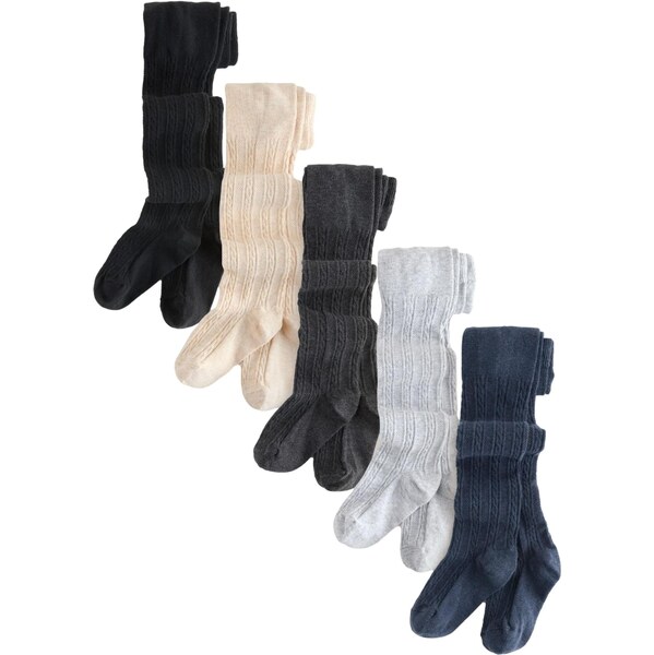 Next Pančuchy krémová / námornícka modrá / antracitová / svetlosivá / 65660353