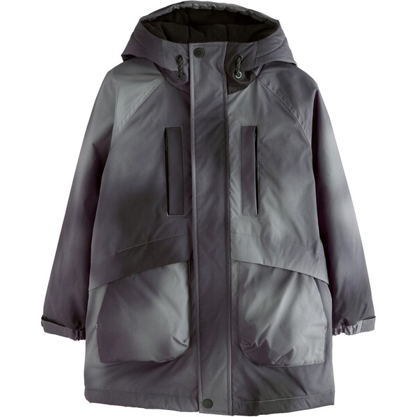 Next Prechodná bunda sivá / antracitová 65772934