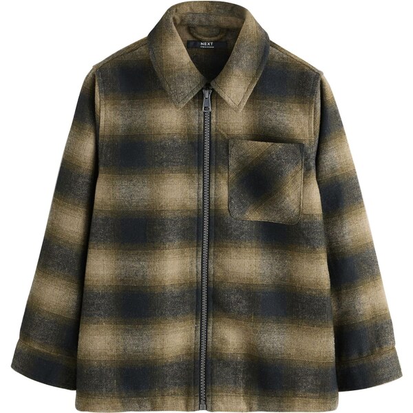 Next Prechodná bunda béžová / sivá 65773246