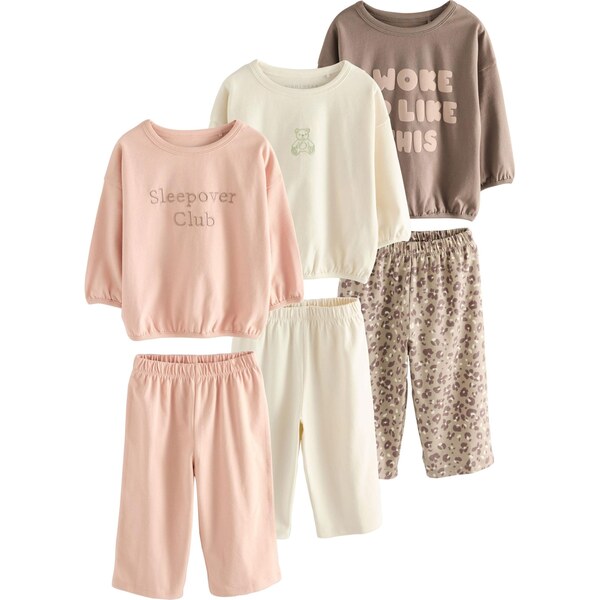 Next Pyžamo béžová / hnedá / ružová 65882697