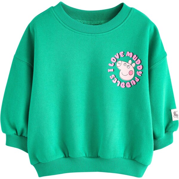 Next Mikina Peppa Pig svetložltá / nefritová / červená / biela 65885230