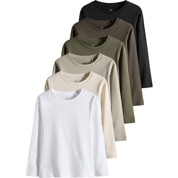 The Set Tričko béžová / hnedá / sivá / olivová / čierna / biela 65660300