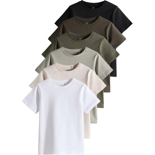 The Set Tričko dymovo šedá / sivobéžová / tmavozelená / čierna / biela 65660419