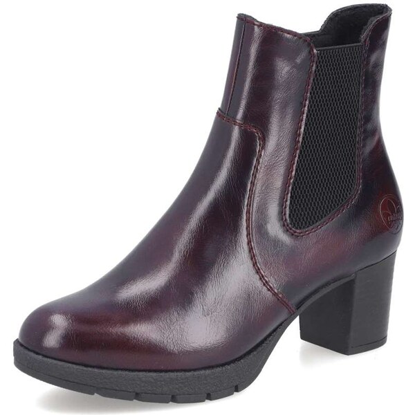 Dámska členková obuv RIEKER 77674-35 červená W5 65141604