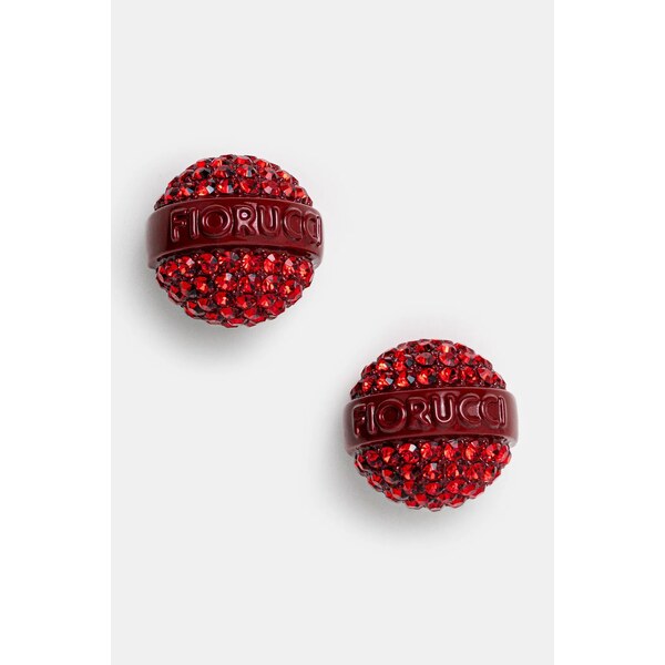 Náušnice klipsne Fiorucci Mini Crystal Lollipop 65142806