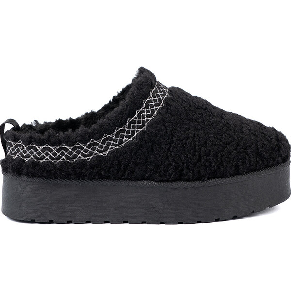 Shelvt Boots ala snow boots in black with decorative embroidery 65143693