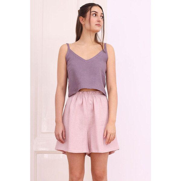 Lotika Linen České ľanové kraťasy 65143246