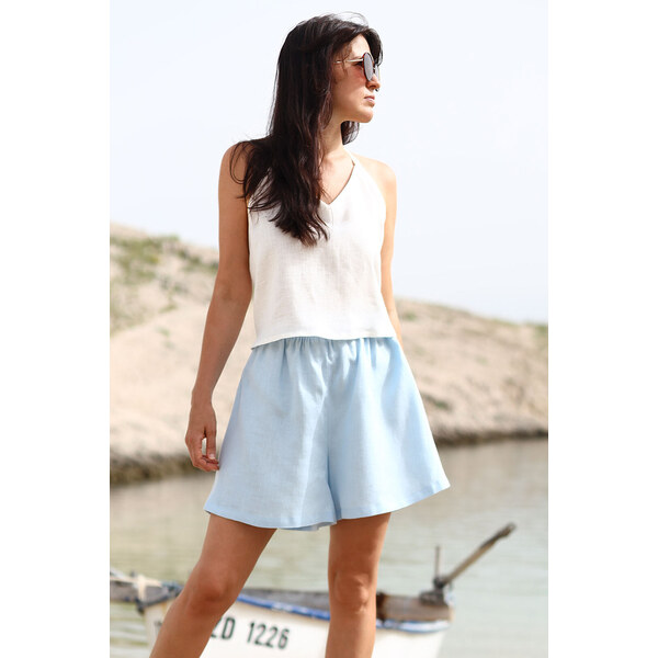 Lotika Linen České ľanové kraťasy 65143247