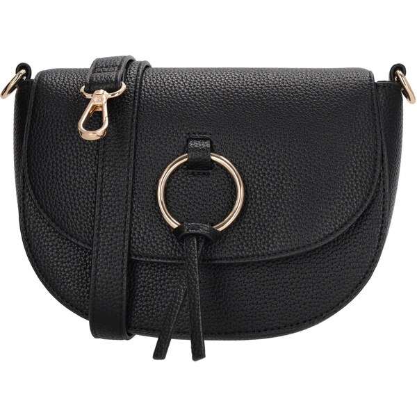 Beagles Čierna prešívaná kožená crossbody kabelka „Calle“ 65074976
