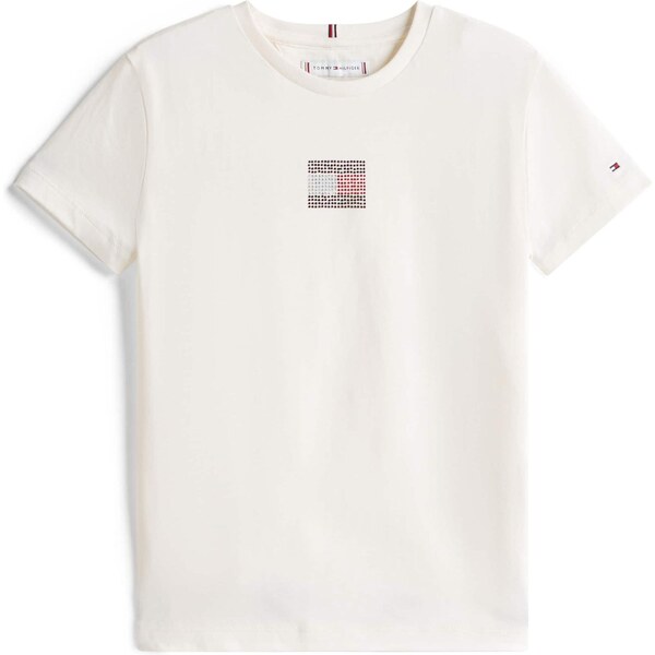TOMMY HILFIGER Tričko námornícka modrá / červená / strieborná / biela 64875486