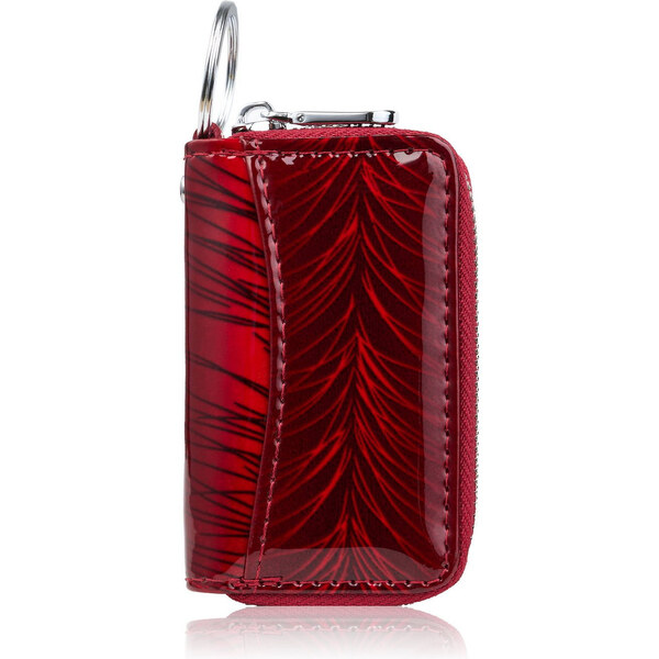 Paolo Peruzzi Kľúčenka z lakovanej kože s motívom | bordová SP-22-RRD 65125220