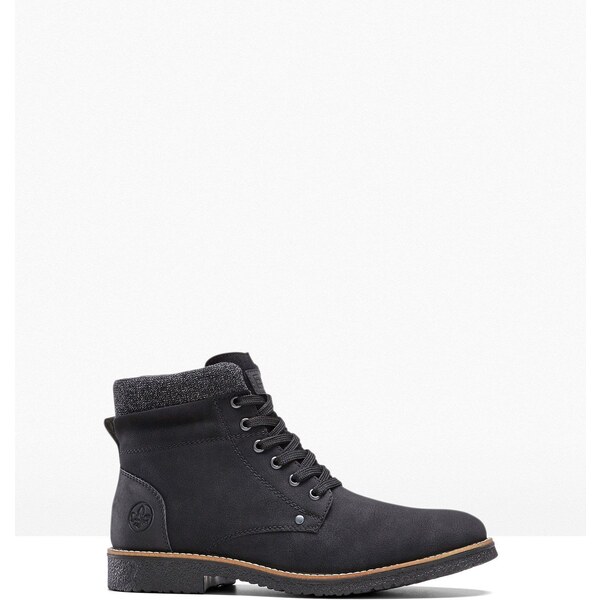 bonprix Šnurovacie čižmy značky Rieker, farba čierna 44791337