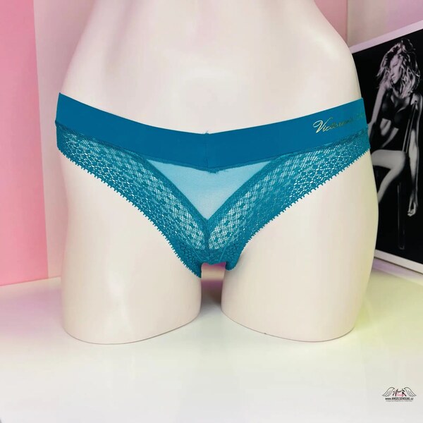 Victorias Secret Elegantné sieťované nohavičky s čipkami pre váš 65202397