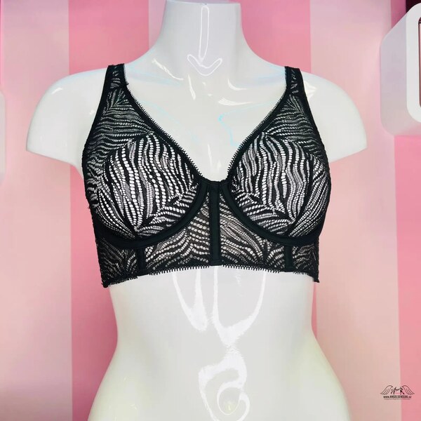 Victorias Secret Krásne podoprené poprsie s celo čipkovou podprsenkou 46574543