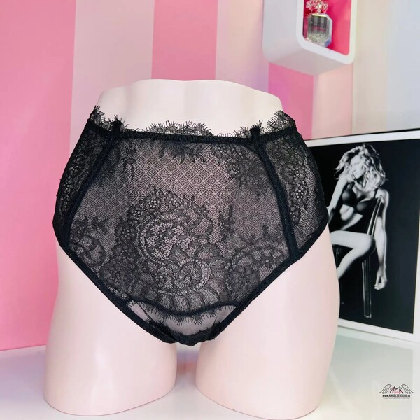 Victorias Secret Čipkované tangá s vysokým pásom pre zmyselnú 46575071