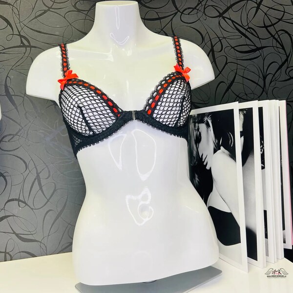 Agent Provocateur Jaccinta Bra Black/Red 46574393
