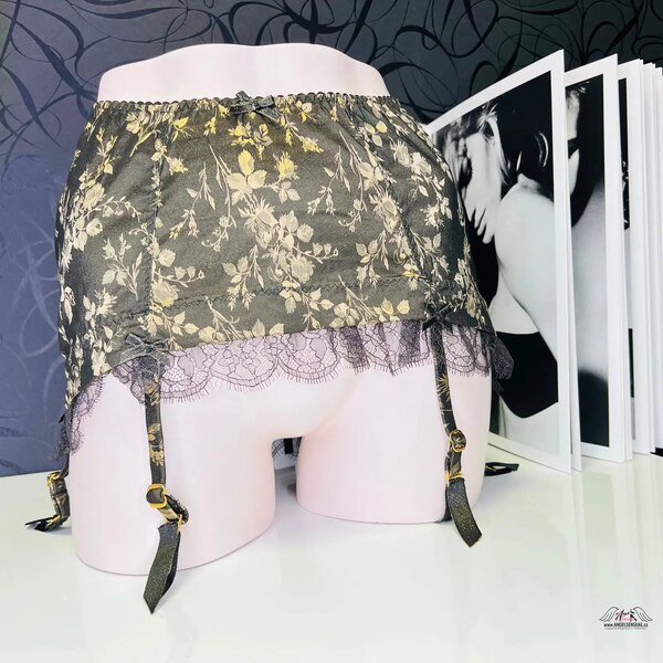 Agent Provocateur Leoni Roll On Suspender Black/Gold 46574643