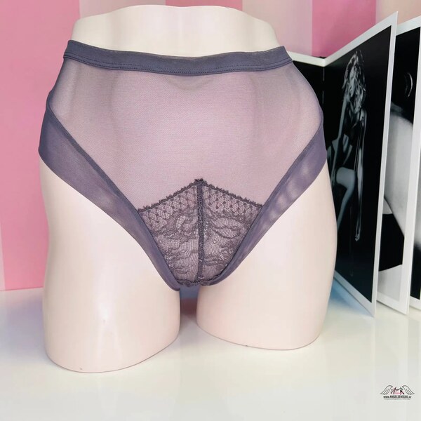 Victorias Secret Elegantné sieťované nohavičky s vysokým pásom pre 65202586