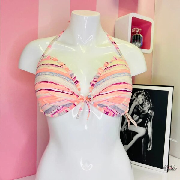 Victorias Secret Farebný horný diel plaviek pre žiarivé leto 46574166