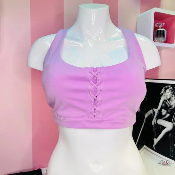 Victorias Secret Štýlová Športová Podprsenka so Šnurovaním - Komfort a 46574994