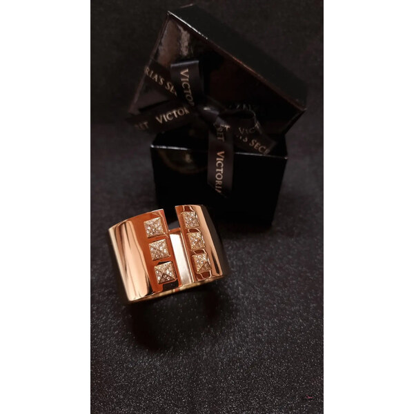 Victorias Secret Luxusný Zlatý Rám s Trblietavými Kamienkami 46574688