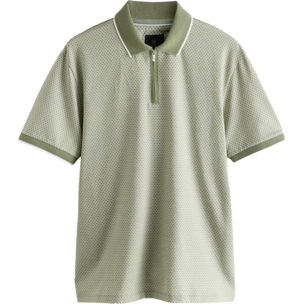 Next Tričko pastelovo zelená / šedobiela 65493894