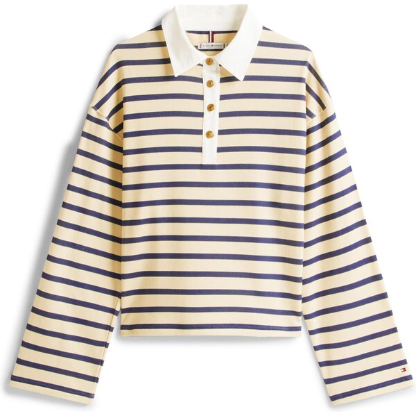 TOMMY HILFIGER Mikina béžová / námornícka modrá 65707386