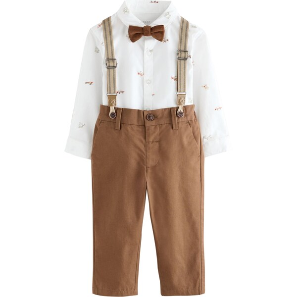 Next Set hnedá / biela 65660569