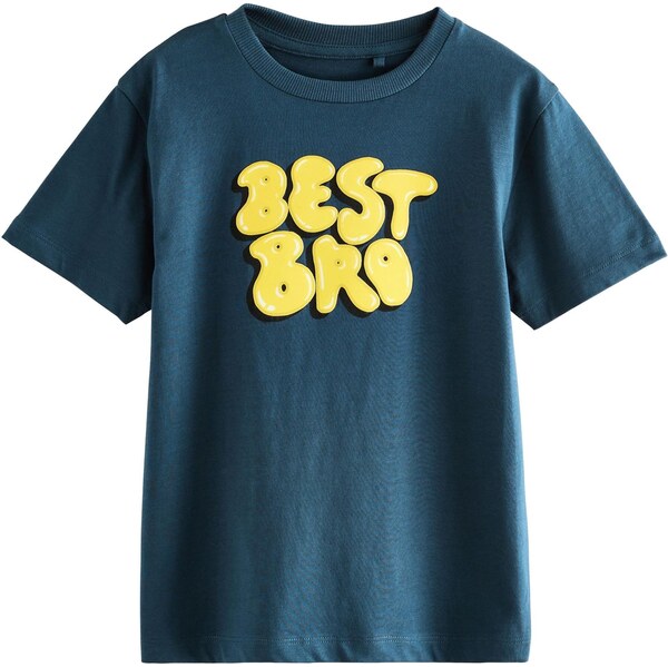 Next Tričko tmavomodrá / žltá / čierna 65882640