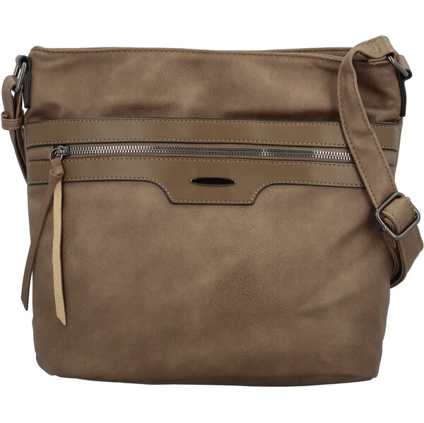 Dámska crossbody kabelka taupe - Firenze Shira taupe 65159652