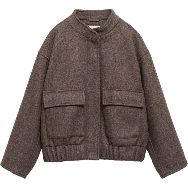 MANGO KIDS Prechodná bunda Vera hnedá 65372977