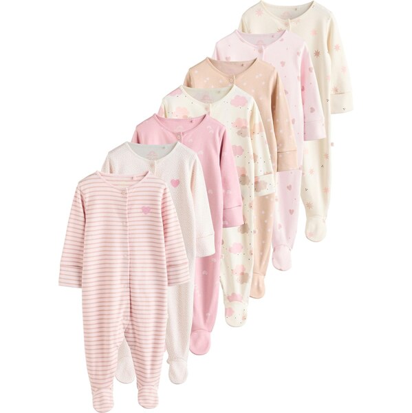 Next Pyžamo pastelovo žltá / svetložltá / pastelovo oranžová / ružová 65885660